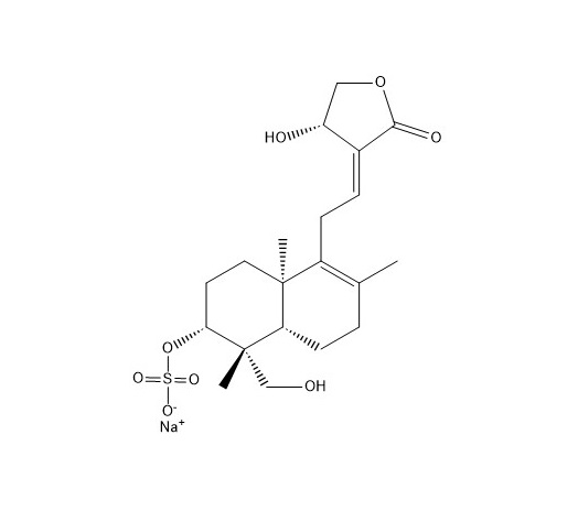 17-氫-9-去氫穿心蓮內(nèi)酯-3-硫酸酯鈉